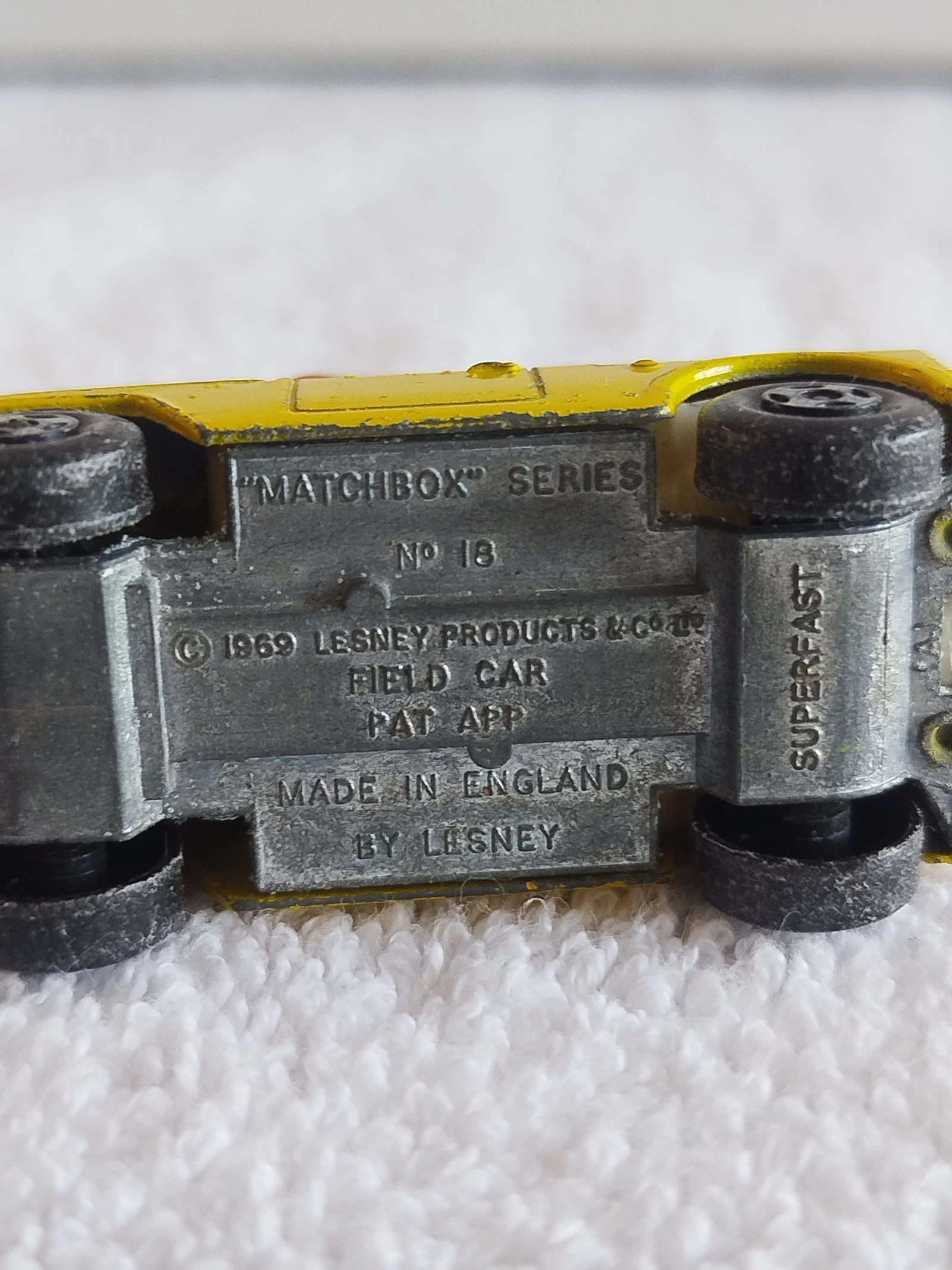 Matchbox Lesney Superfast No 18 Fiel Car 1969 – photo 7